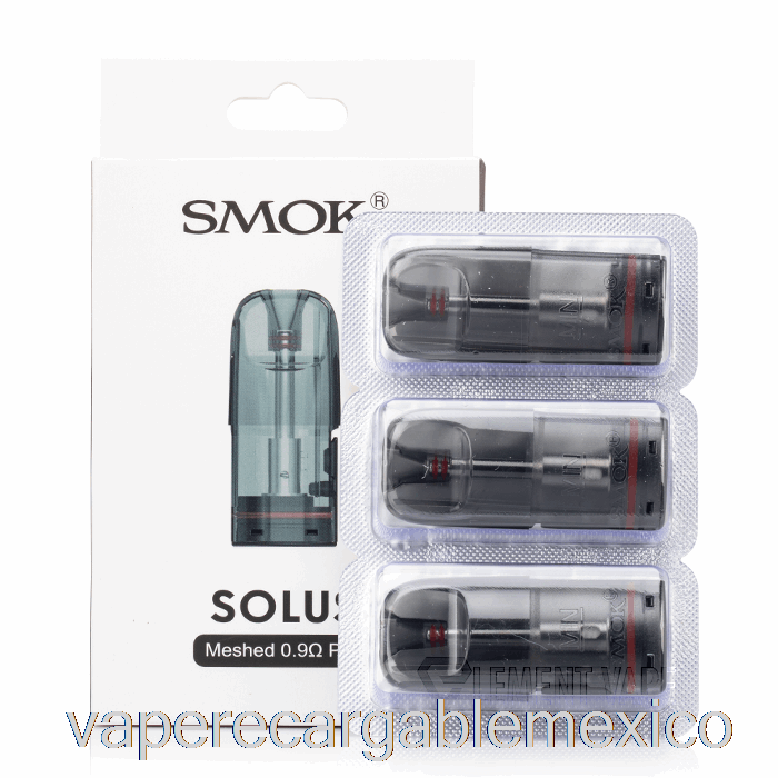 Vape Recargable Smok Solus Vainas De Repuesto Vainas Malladas De 0.9ohm